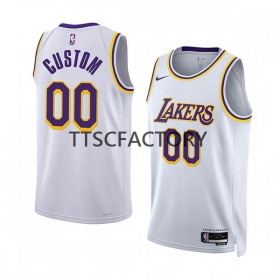 Los Angeles Lakers Custom Nike 2022-23 Association Edition Valkoinen Pelipaidat Swingman - Miesten